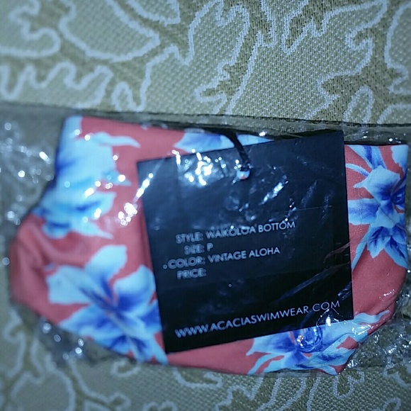 New acacia Waikoloa vintage aloha bikini bottom P - Picture 2 of 8